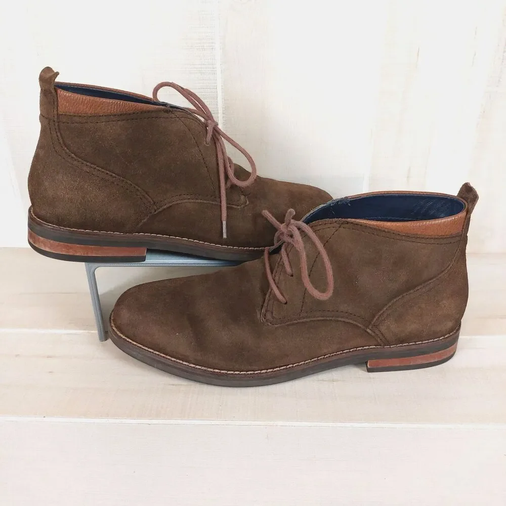 Cole Haan Ogden Stitch II Chukka Boots Men's Size 9M Muir Brown Suede C26393